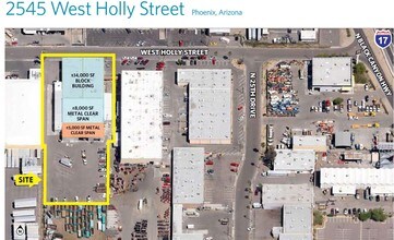 2545 W Holly St, Phoenix, AZ - AERIAL  map view