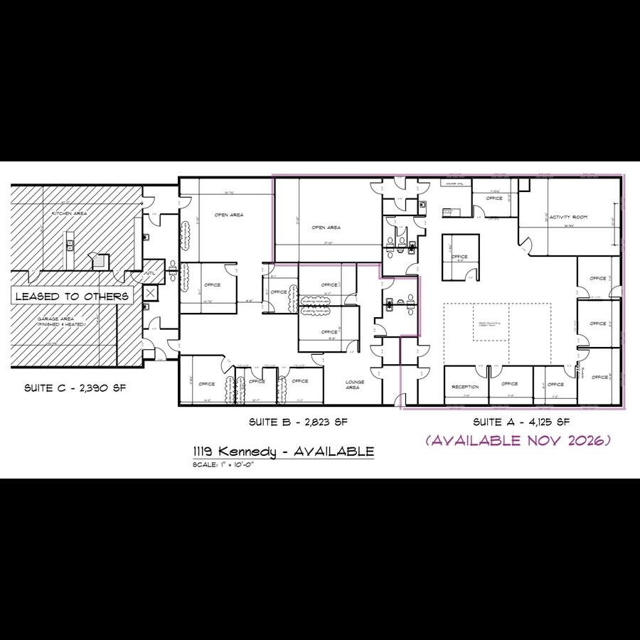 1119 W Kennedy Ave, Kimberly, WI for lease Floor Plan- Image 1 of 1