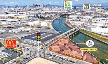 3698 S Soto St, Vernon, CA - AERIAL  map view