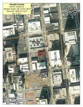 422 N Liberty St, Winston-Salem, NC - aerial  map view