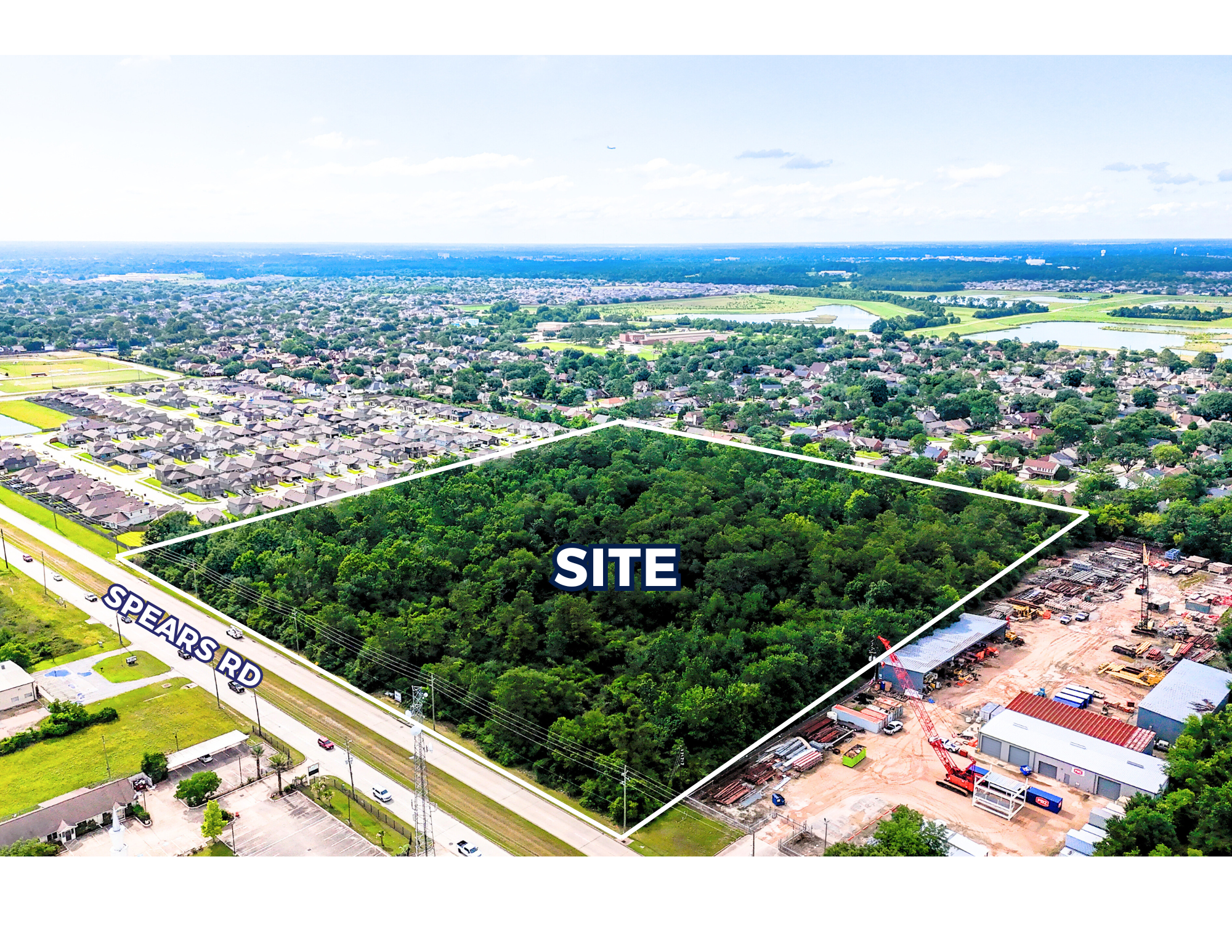 0 Spears Rd., Houston, TX for sale Aerial- Image 1 of 7
