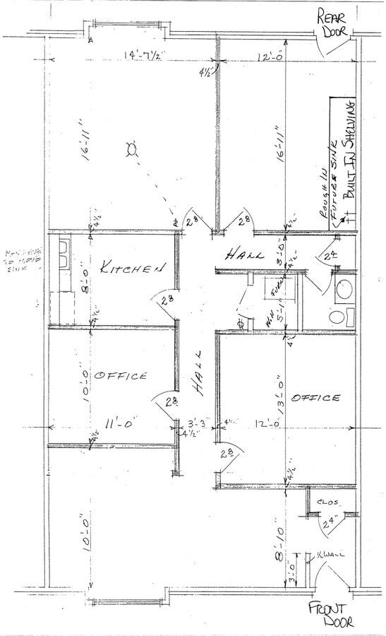 10835-10845 Bluegrass Pky, Louisville, KY 40299 - Unit 10839 -  - Floor Plan - Image 1 of 6