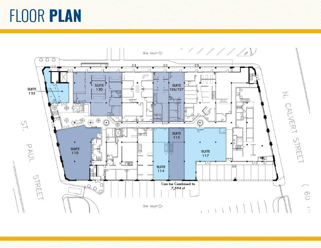 1501 St Paul St, Baltimore, MD for lease Floor Plan- Image 1 of 1