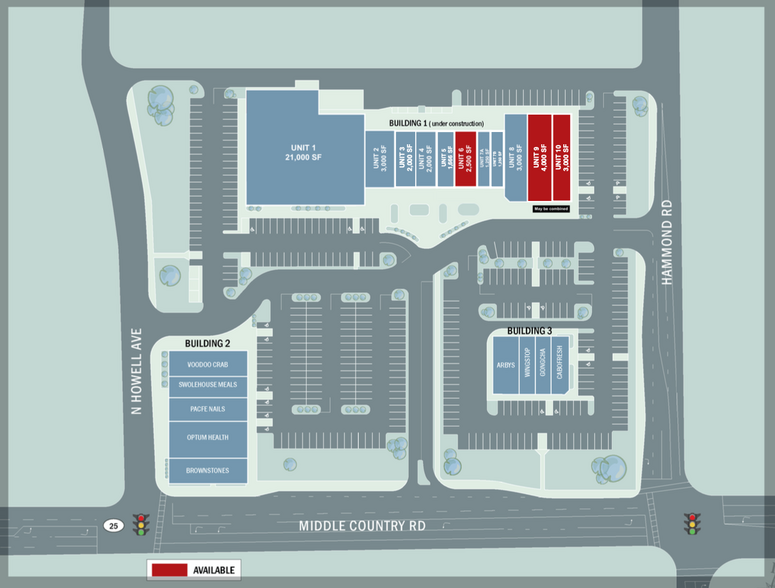 1707-1759 Middle Country Rd, Centereach, NY for lease - Site Plan - Image 3 of 19