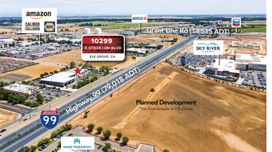 10299 E Stockton Blvd, Elk Grove, CA - aerial  map view - Image1