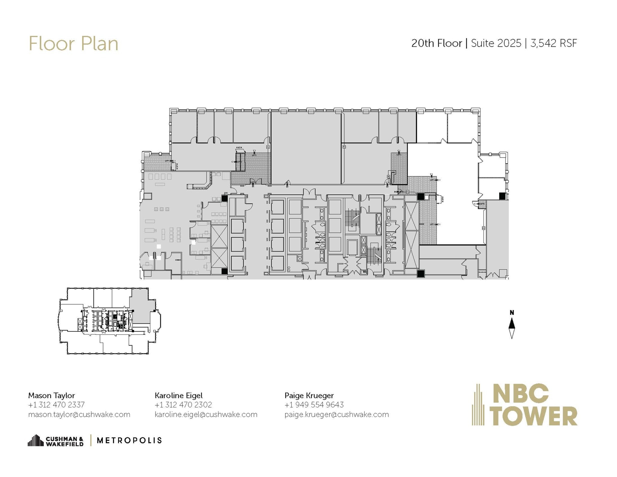 455 N Cityfront Plaza Dr, Chicago, IL for lease Floor Plan- Image 1 of 1