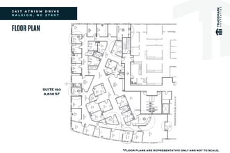 2417 Atrium Dr, Raleigh, NC for lease Floor Plan- Image 1 of 1