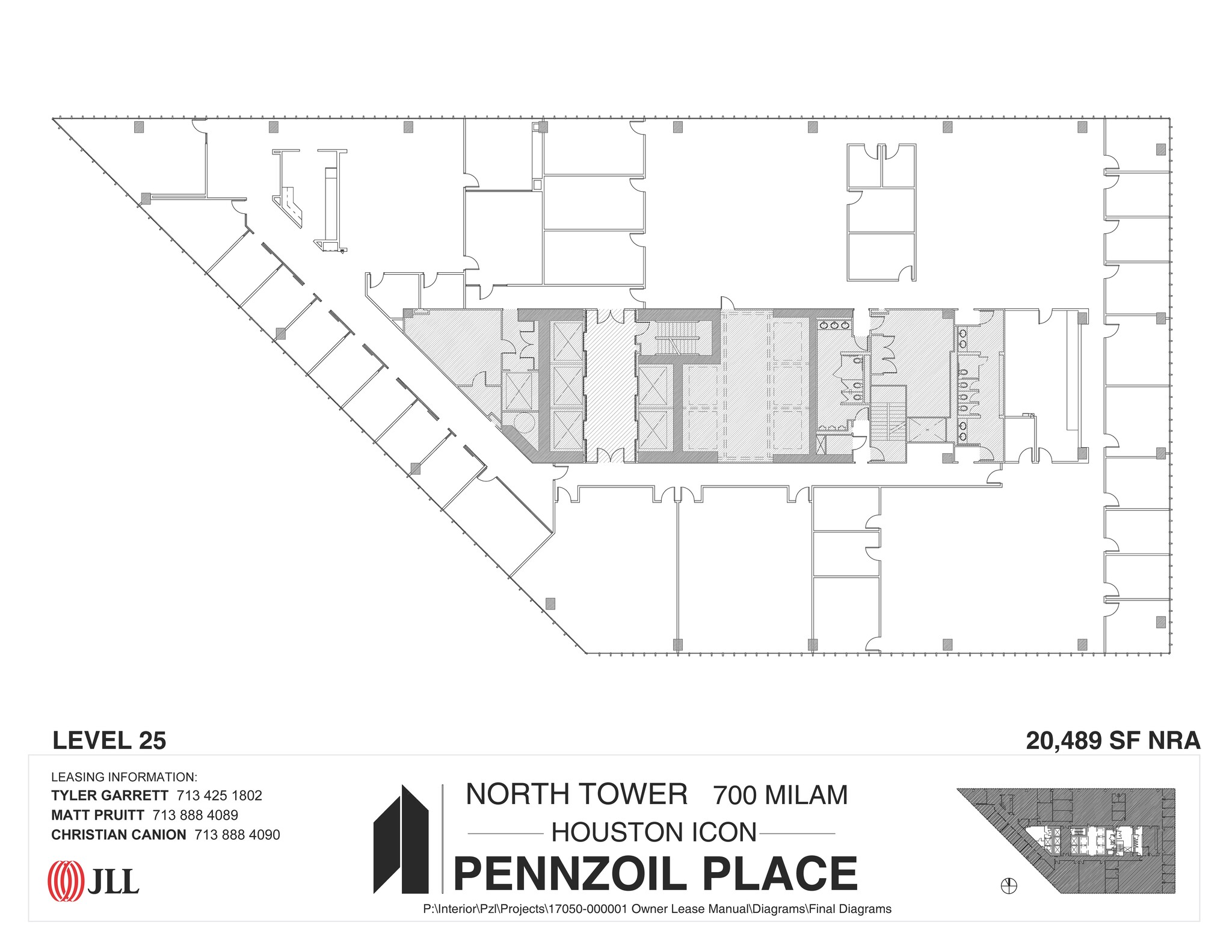 700 Milam St, Houston, TX for lease Floor Plan- Image 1 of 1