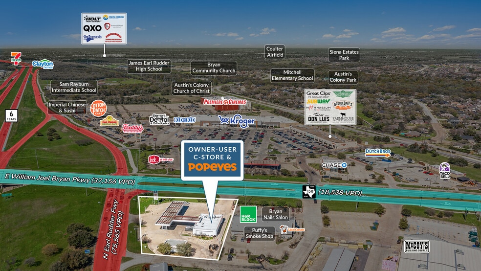 890 N Earl Rudder Fwy, Bryan, TX for sale - Building Photo - Image 2 of 5