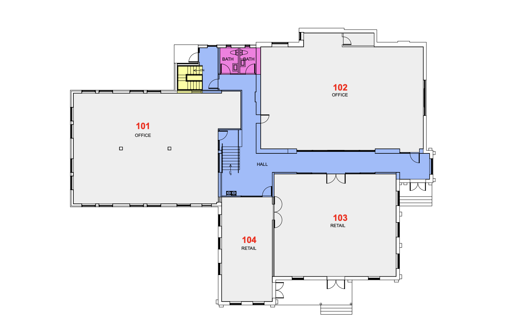 3401 W 29th Ave, Denver, CO for lease Floor Plan- Image 1 of 4