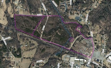 101 N Main St, Drexel, NC - AERIAL map view