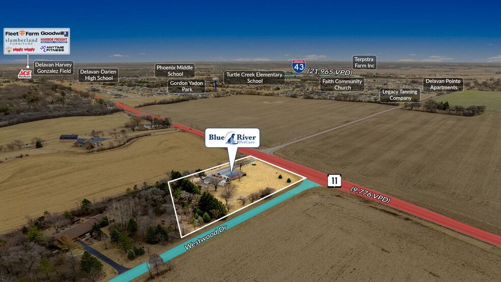 W7702 Highway 11, Delavan, WI for sale - Building Photo - Image 2 of 5