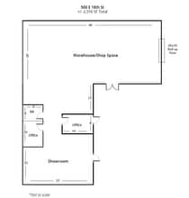 500 E 18th St, Bakersfield, CA for lease Floor Plan- Image 1 of 1
