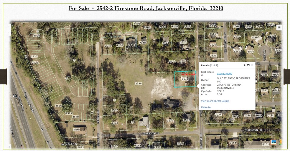 2542-2 Firestone Rd, Jacksonville, FL for sale - Building Photo - Image 1 of 1