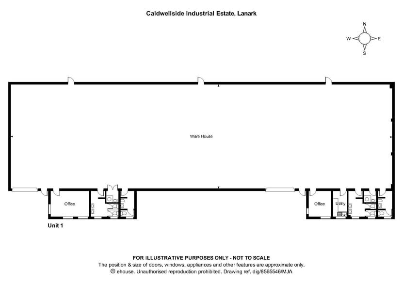 West Faulds Rd, Lanark for lease - Floor Plan - Image 2 of 11