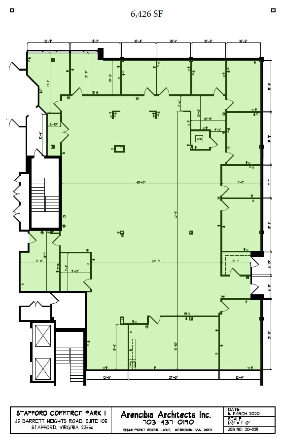 65 Barrett Heights Rd, Stafford, VA for lease Floor Plan- Image 1 of 2