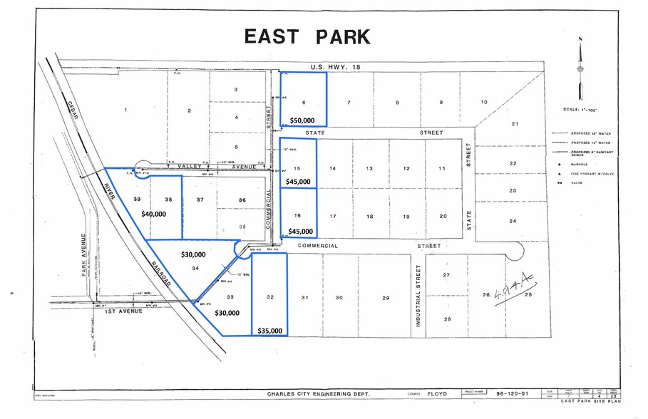 Lot 32 US Hwy 18 & Commercial St, Charles City, IA for sale - Building Photo - Image 2 of 2