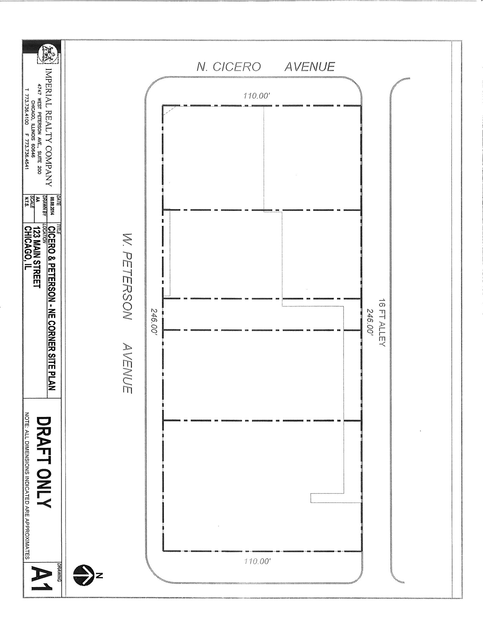 4750 W Peterson Ave, Chicago, IL for lease Site Plan- Image 1 of 3