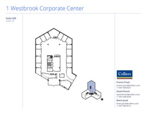 1 Westbrook Corporate Ctr, Westchester, IL for lease Floor Plan- Image 1 of 1