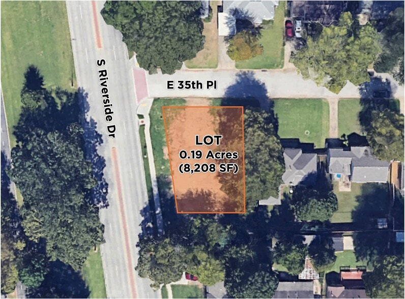 104 35th Pl, Tulsa, OK for sale - Aerial - Image 2 of 2