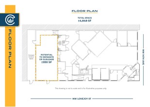 1001 NW 14th Ave, Portland, OR for lease Floor Plan- Image 1 of 1