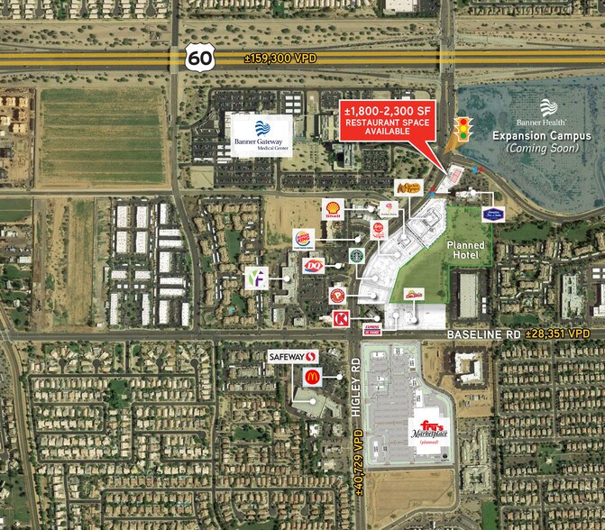 Se Higley Rd Inverness Ave Gilbert Az 85234 Commercial Land