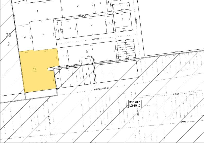 2201 Northampton St, Easton, PA for sale - Plat Map - Image 1 of 1
