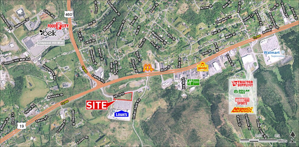 4375 Indian Paint Rd, Pounding Mill, VA for sale - Aerial - Image 1 of 1