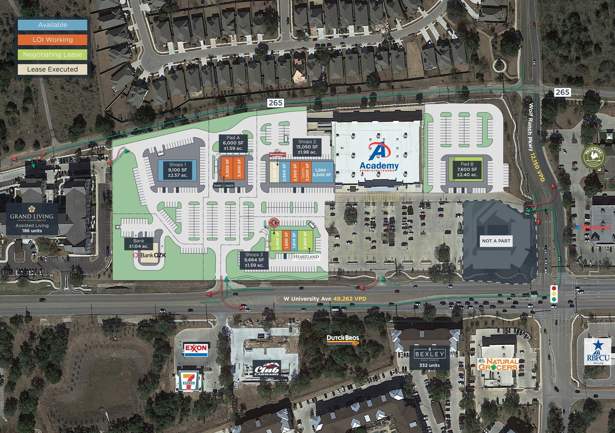Hwy 29, Georgetown, TX for sale Site Plan- Image 1 of 1