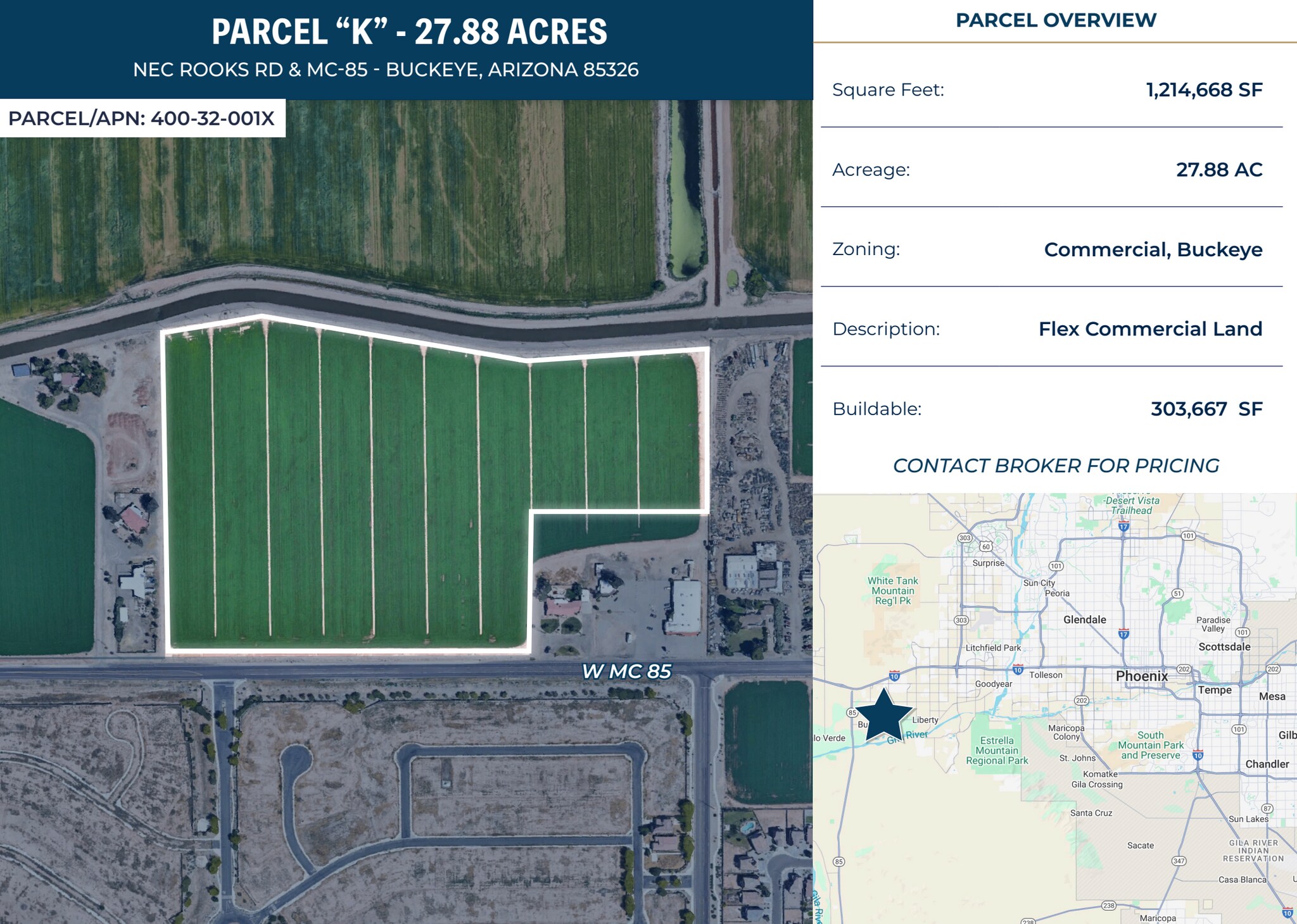 MC-85 Hwy & Rooks, Buckeye, AZ for sale Building Photo- Image 1 of 1