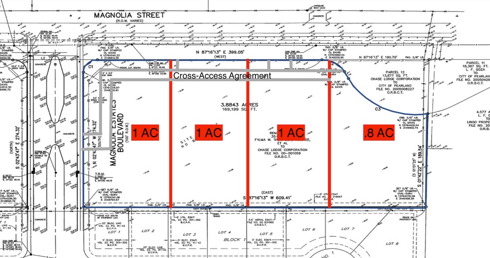 0 Magnolia Pkwy, Pearland, TX for sale - Site Plan - Image 1 of 1