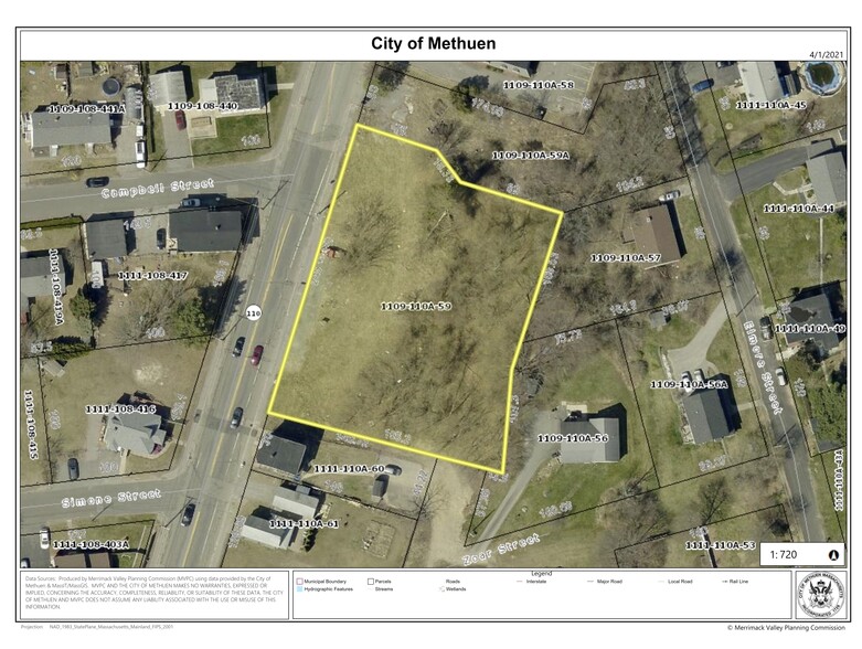 357-361 Merrimack St, Methuen, MA for lease - Site Plan - Image 2 of 3