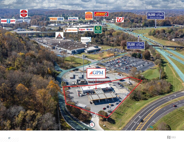 607 Twin Oaks Dr, Johnson City, TN 37601 GPM Investments (dba