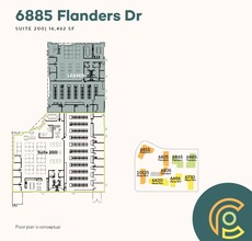 6815 Flanders Dr, San Diego, CA for lease Floor Plan- Image 1 of 1