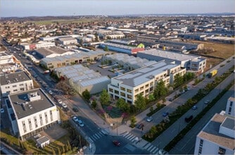 22 Rue Marius Grosso, Vaulx-en-Velin, RHO - AERIAL map view