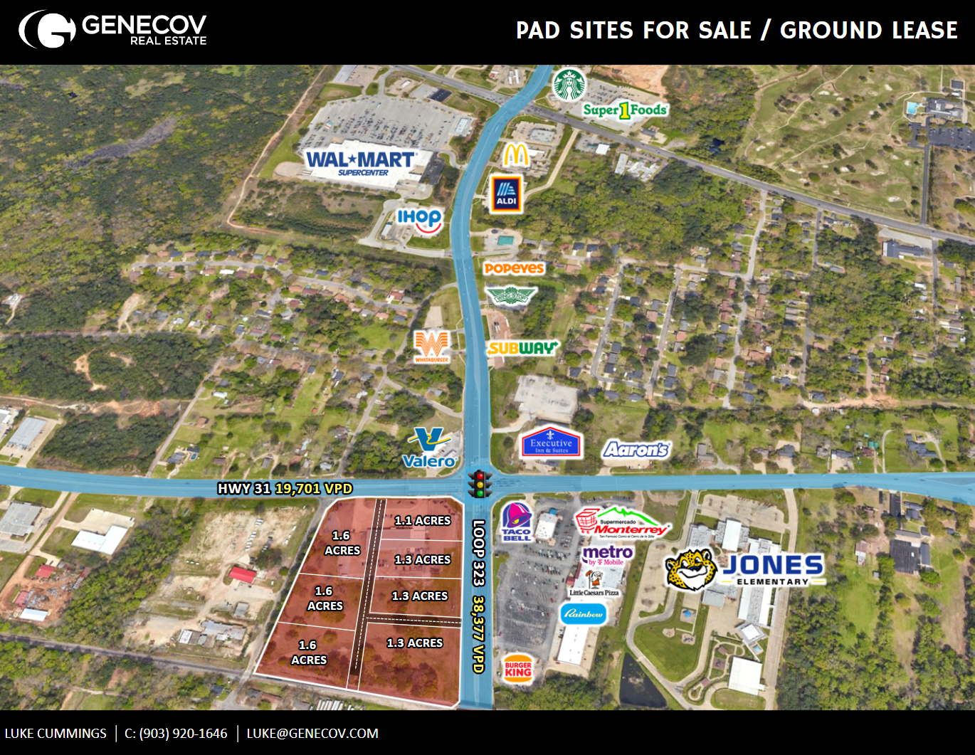 Land in Tyler, TX for sale Building Photo- Image 1 of 3