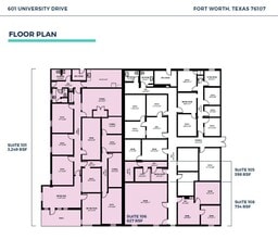 601 University Dr, Fort Worth, TX for lease Floor Plan- Image 1 of 1