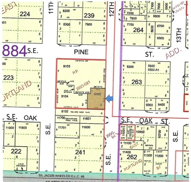 1131 SE Oak St, Portland, OR for sale - Plat Map - Image 2 of 2