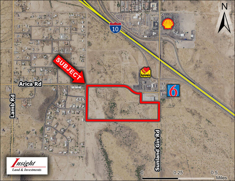 Sunland Gin Rd, Eloy, AZ for sale - Aerial - Image 1 of 4