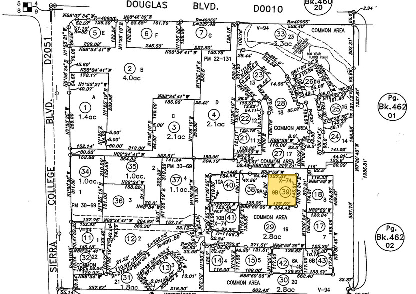 4170 Douglas Blvd, Granite Bay, CA for sale - Plat Map - Image 1 of 1