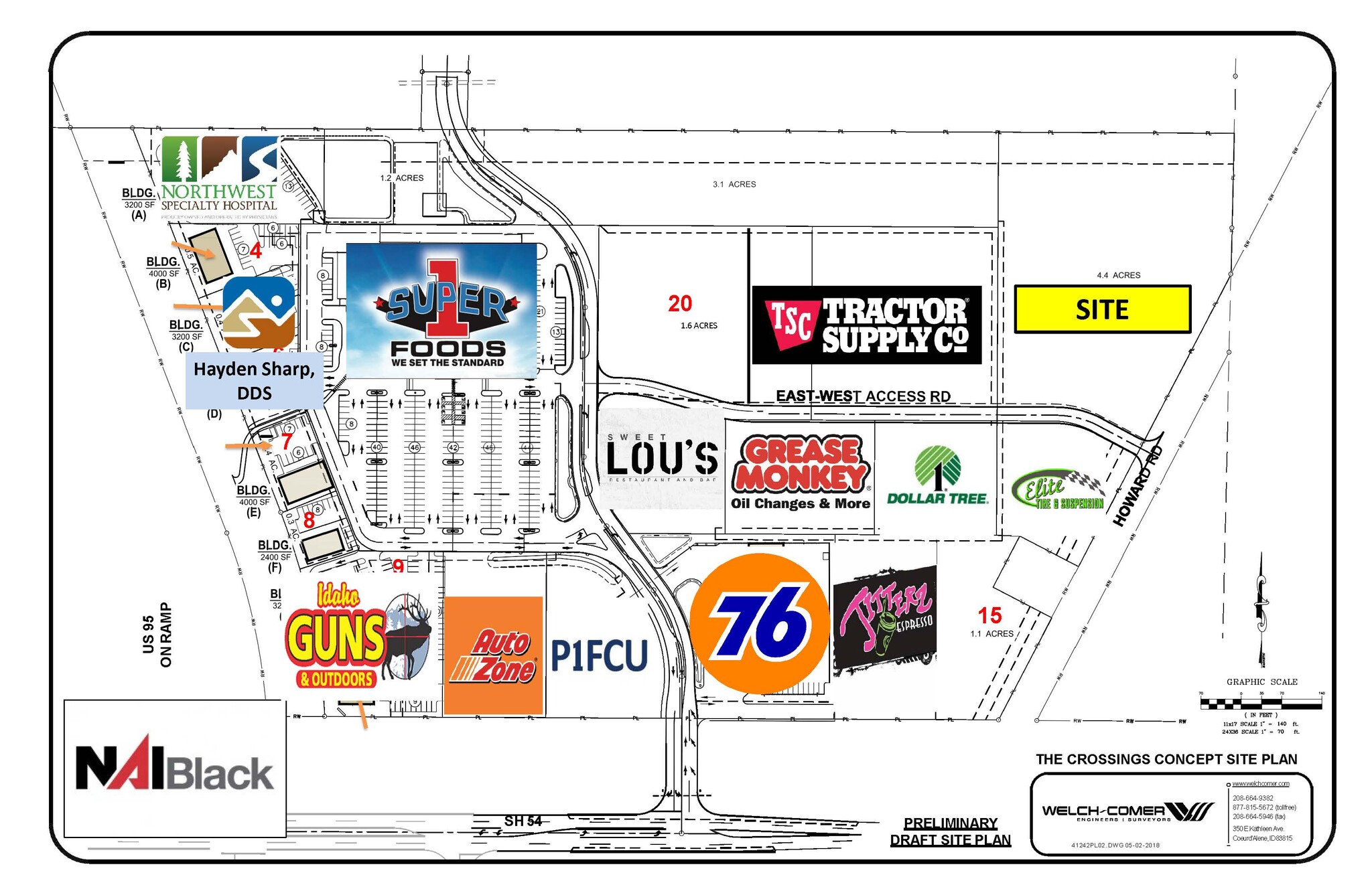 Hwy 95 & Hwy 54, Athol, ID for sale Site Plan- Image 1 of 3