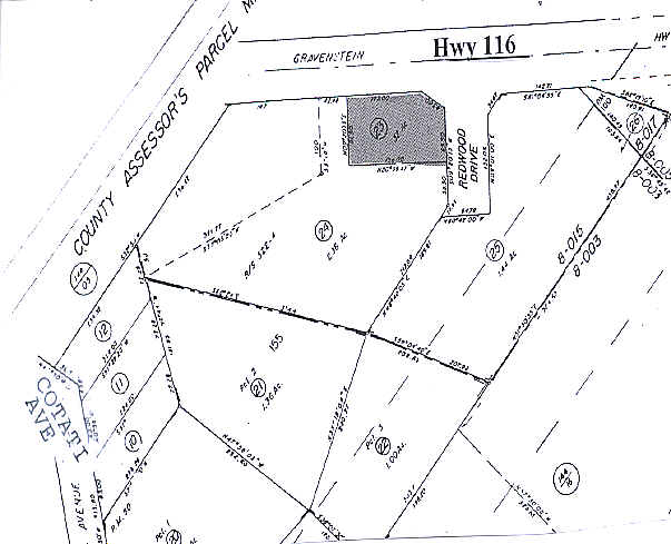 8500 Gravenstein Hwy, Cotati, CA for sale - Plat Map - Image 2 of 8