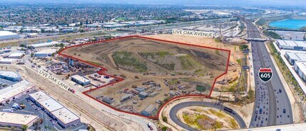 13620 Live Oak Ave, Irwindale, CA - AERIAL map view