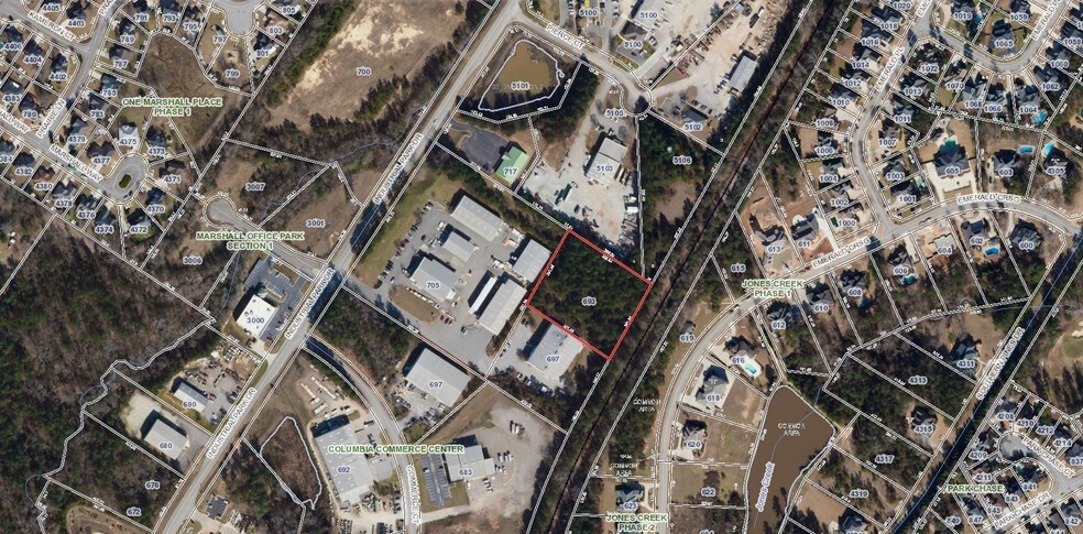 693 Industrial Park Rd, Evans, GA for sale - Aerial - Image 1 of 1