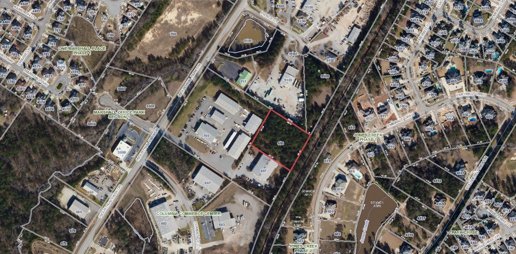 693 Industrial Park Rd, Evans, GA for sale Aerial- Image 1 of 1