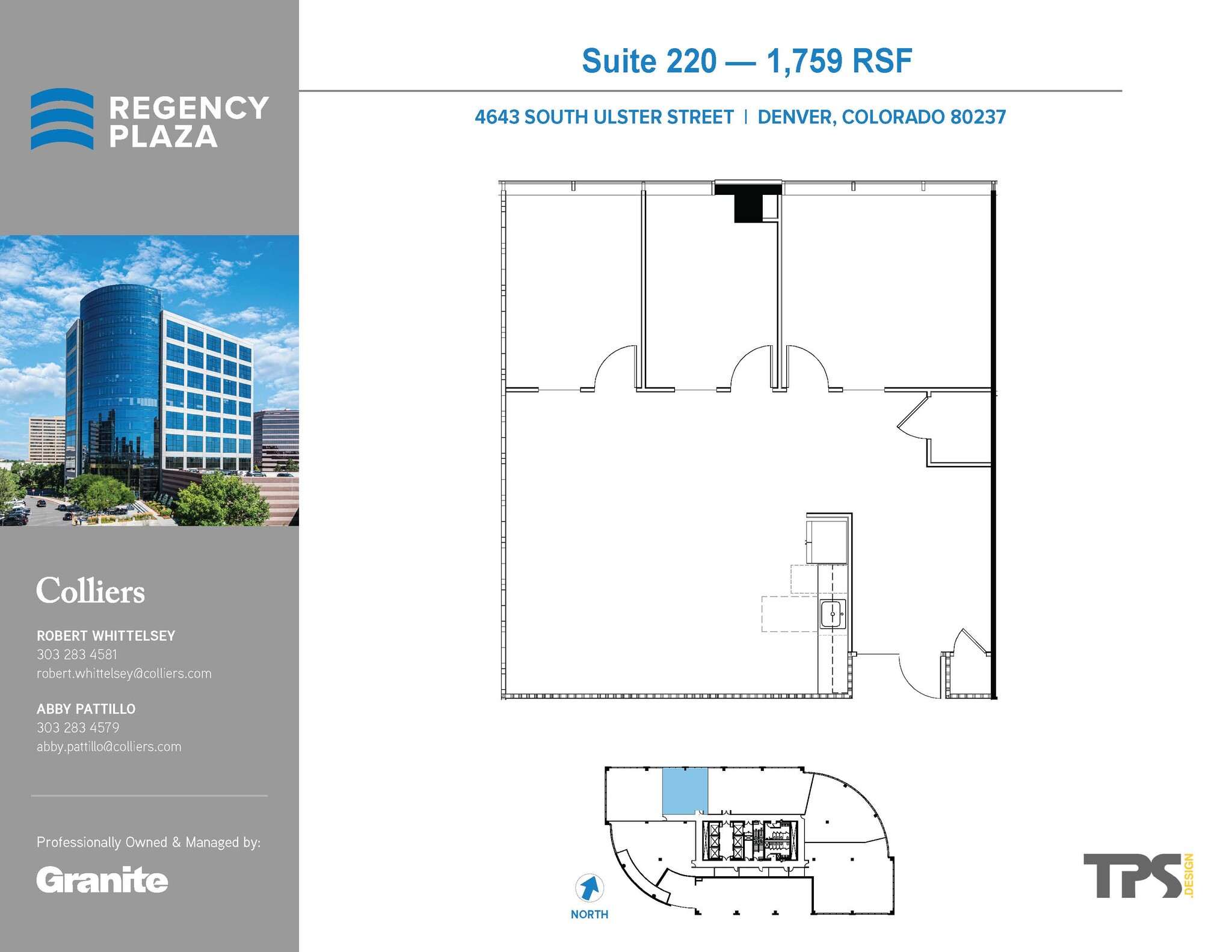 4643 S Ulster St, Denver, CO for lease Floor Plan- Image 1 of 2