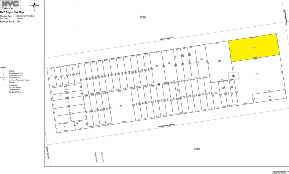 760 Dekalb Ave, Brooklyn, NY for lease - Plat Map - Image 2 of 2