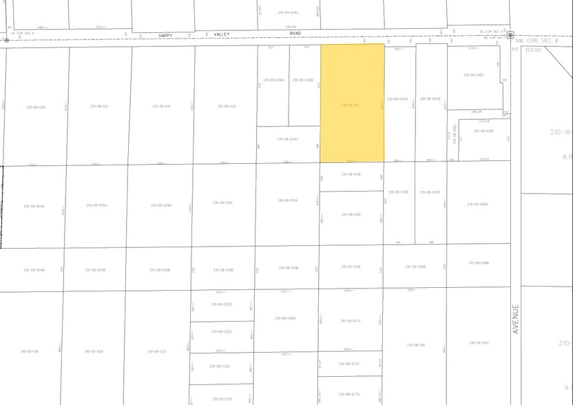 909 W Happy Valley Rd, Phoenix, AZ for lease - Plat Map - Image 1 of 1