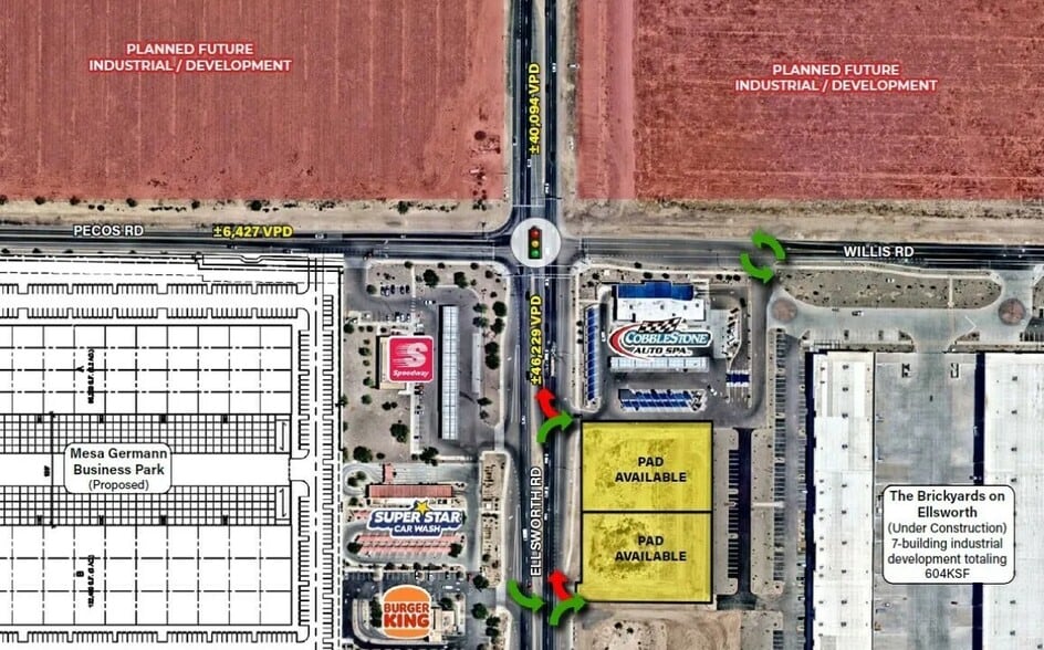 Ellsworth Rd & Pecos Rd, Mesa, AZ for lease - Primary Photo - Image 1 of 1