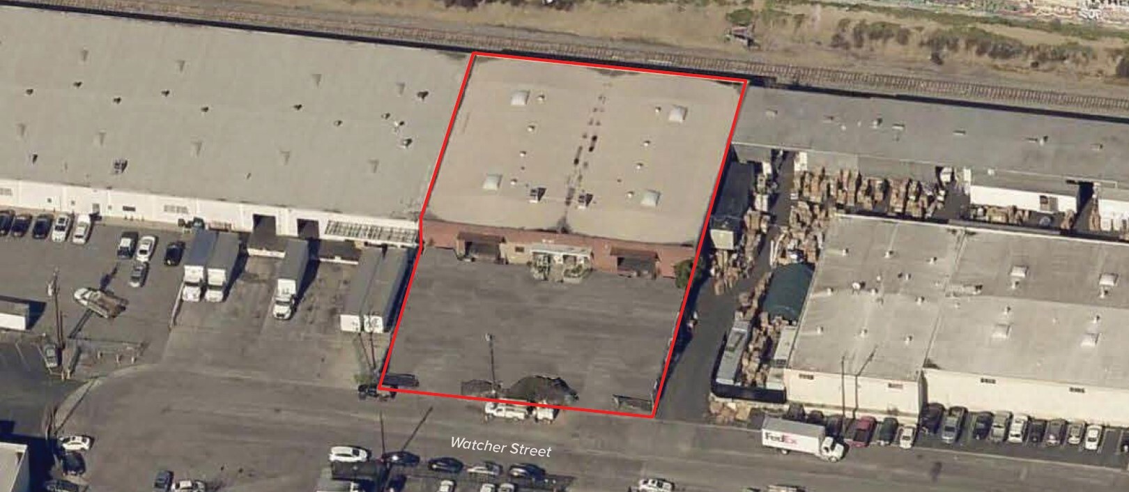 6821-6823 Watcher St, Commerce, CA for lease Aerial- Image 1 of 1